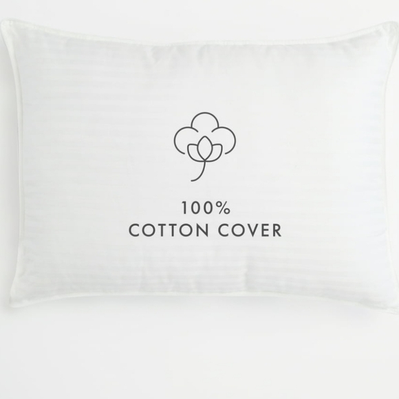 Cooling Gel Fiber Pillow 2-Pack Queen For All Sleep Styles-Back, Side & Stomach - Picture 6 of 7